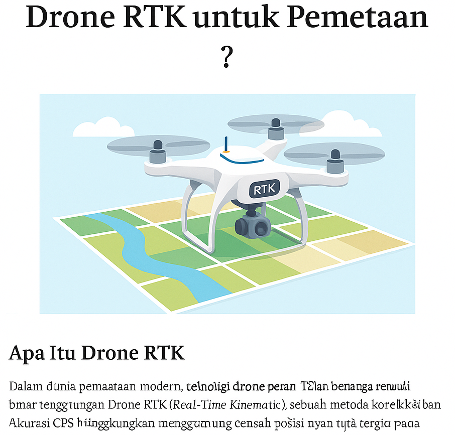 drone RTK untuk pemetaan